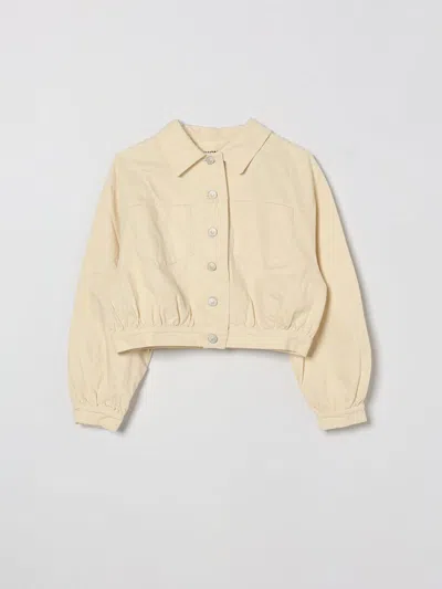 Simonetta Jacket  Kids Color Ivory In Yellow
