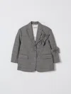 Simonetta Jacket  Kids Color Black In Gray