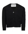 Simonetta Long-sleeved Sweater In Black