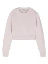Simonetta Metallic Sweater In Pink