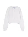 Simonetta Mini Knit Cardigan For Girls In White