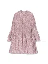 Simonetta 西蒙塔（）连衣裙，荷叶边的衣领和袖子 In Multicolour