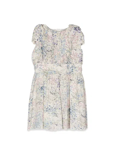 Simonetta Multicolour Viscose Dress In Multicolor