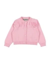 Simonetta Newborn Girl Cardigan Pink Size 3 Cotton In Pink