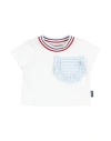 Simonetta Newborn Girl T-shirt White Size 1 Cotton In White