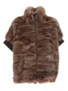 Simonetta Ravizza Ariel Sable Vest In Marrone