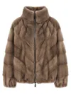 Simonetta Ravizza Boy Fur Gray In Brown