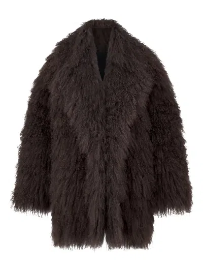 Simonetta Ravizza Brighton R Coat In Brown