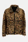 Simonetta Ravizza Brown Printed Jacket In Brown
