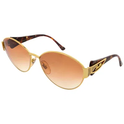 Pre-owned Simonetta Ravizza By Annabella 80s Oversized Vintage Sunglasses In Sand