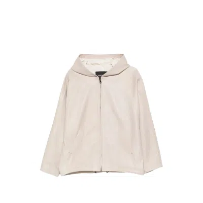 Simonetta Ravizza Cambridge Hooded Jacket In Neutral