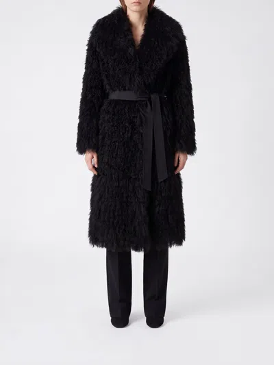 Simonetta Ravizza Fur Coat Woman Color Black