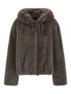 Simonetta Ravizza Barry Fur Brown In Brown