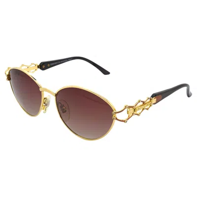 Pre-owned Simonetta Ravizza Jewelry Vintage Sunglasses In Brown