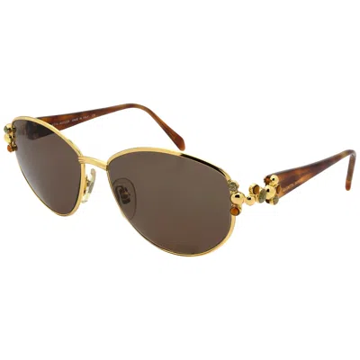 Pre-owned Simonetta Ravizza Jewelry Vintage Sunglasses In Brown