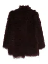 Simonetta Ravizza Lamb Fur Jacket In Burgundy