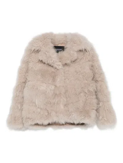 Simonetta Ravizza Lapel-collar Jacket In Neutral