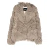 Simonetta Ravizza Leather Outerwears In Beige