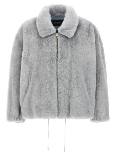 Simonetta Ravizza 'linus' Jacket In Gray