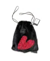 Simonetta Ravizza Love Pattern Storage Bag In Black