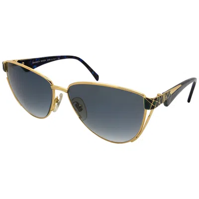 Pre-owned Simonetta Ravizza Oversized Vintage Sunglasses In Gray