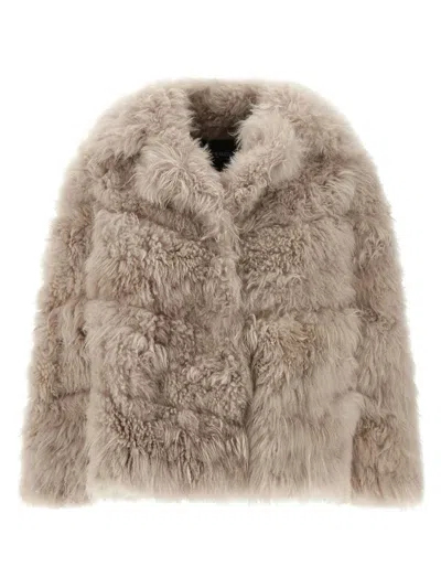 Simonetta Ravizza 'rory' Jacket In Neutral