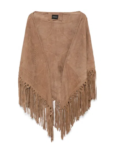 Simonetta Ravizza Suede Scarf In Neutrals