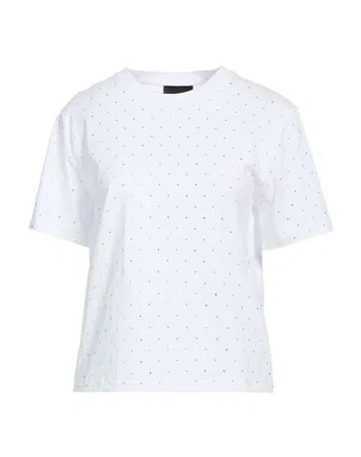 Simonetta Ravizza Woman T-shirt White Size M Cotton In Multi