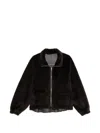 Simonetta Ravizza Zip-up Reversible Jacket In Brown