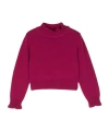 Simonetta Roll-neck Cashmere Jumper In Red