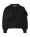 Simonetta Round-neck Sweater In Black
