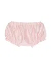 Simonetta Ruffled Satin Bloomers In Pink