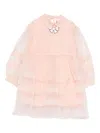Simonetta Silk Dress In Pink
