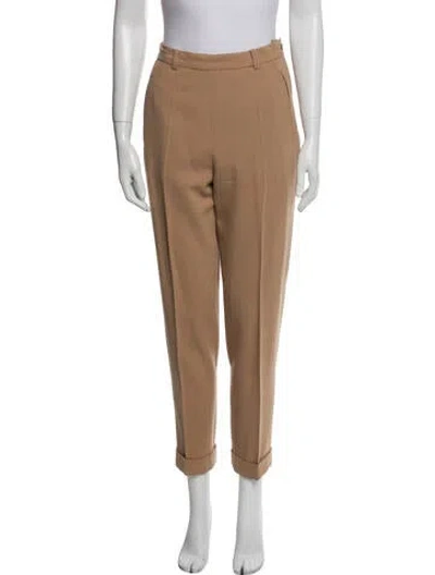 Pre-owned Simonetta Straight Leg Pants In Neutral