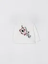 Simonetta T-shirt  Kids Color Ivory In White