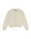 Simonetta Babies'  Toddler Girl Cardigan Ivory Size 4 Mohair Wool, Polyamide, Wool, Viscose, Cashmere In White