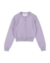 Simonetta Per Luisa Beccaria Toddler Girl Cardigan Lilac Size 3 Cotton, Cashmere In Purple
