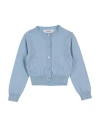 SIMONETTA SIMONETTA TODDLER GIRL CARDIGAN SKY BLUE SIZE 4 COTTON, CASHMERE