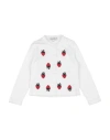 Simonetta Babies'  Toddler Girl Cardigan White Size 5 Cotton