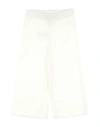 Simonetta Toddler Girl Pants Cream Size 4 Wool In White