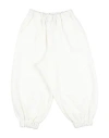 Simonetta Toddler Girl Pants Off White Size 4 Cotton In White