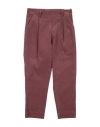 Simonetta Toddler Girl Pants Antique Rose Size 4 Cotton, Elastane In Pink