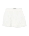 SIMONETTA SIMONETTA TODDLER GIRL SHORTS & BERMUDA SHORTS WHITE SIZE 4 POLYESTER