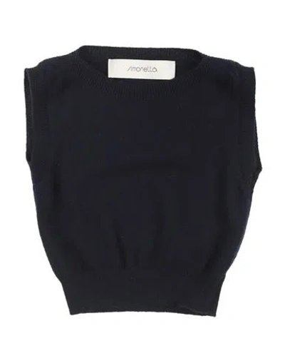 Simonetta Babies'  Toddler Girl Sweater Midnight Blue Size 4 Cashmere