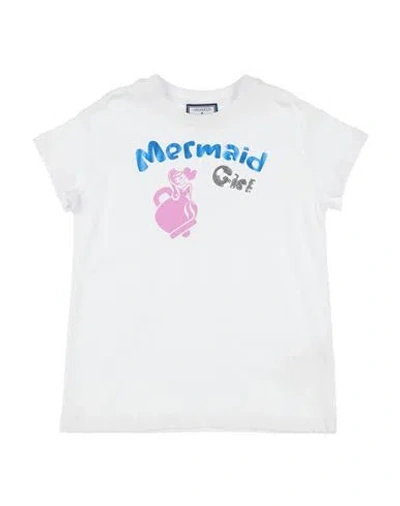 Simonetta Babies'  Toddler Girl T-shirt White Size 5 Cotton