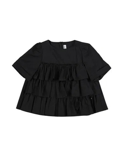 Simonetta Babies'  Toddler Girl Top Black Size 3 Cotton