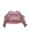 Simonetta Toddler Girl Top Pastel Pink Size 4 Polyamide In Pink