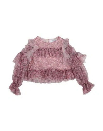 Simonetta Babies'  Toddler Girl Top Pastel Pink Size 4 Polyamide