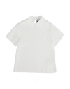 Simonetta Toddler Girl Top White Size 4 Acetate, Silk In White