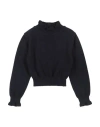 Simonetta Toddler Girl Turtleneck Midnight Blue Size 4 Cashmere, Polyamide, Elastane In Blue